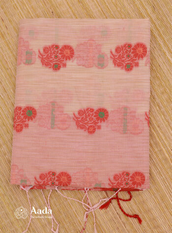 Classic Red Kota Net Cotton Saree